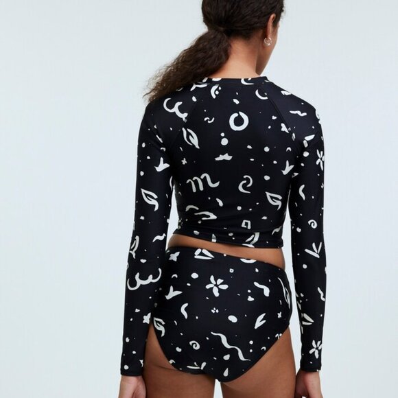 Madewell Black & White 2-Piece bathing suit - Picture 4 of 10